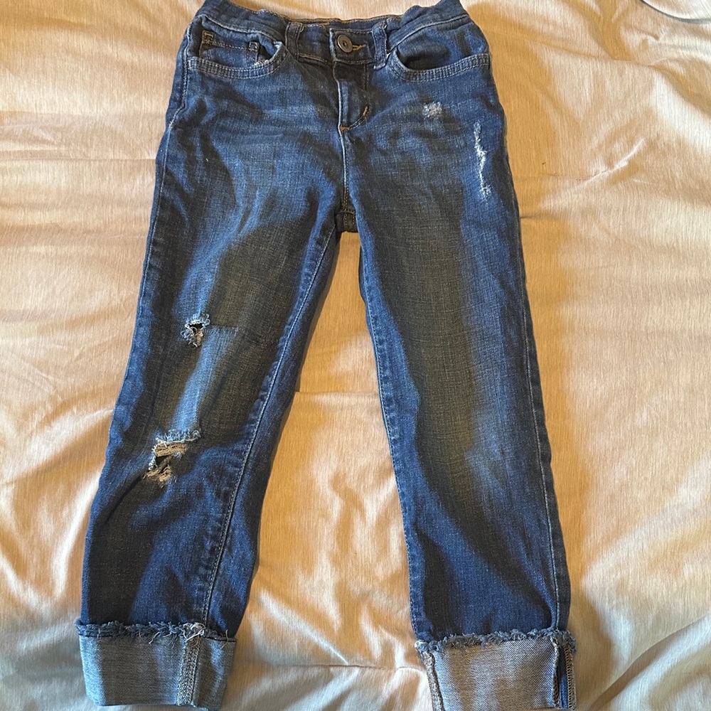Place Kids Blue Distressed Jeans